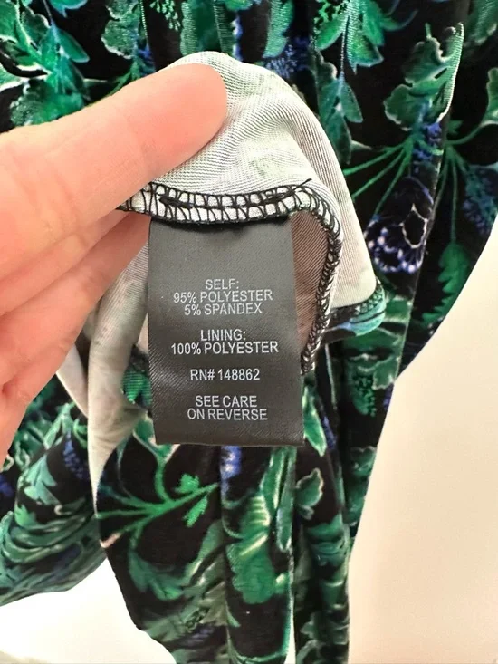 Torrid Whimsigoth Forest Green Floral Velvet Skater Midi Dress Goblincore Earthy - Picture 8 of 12